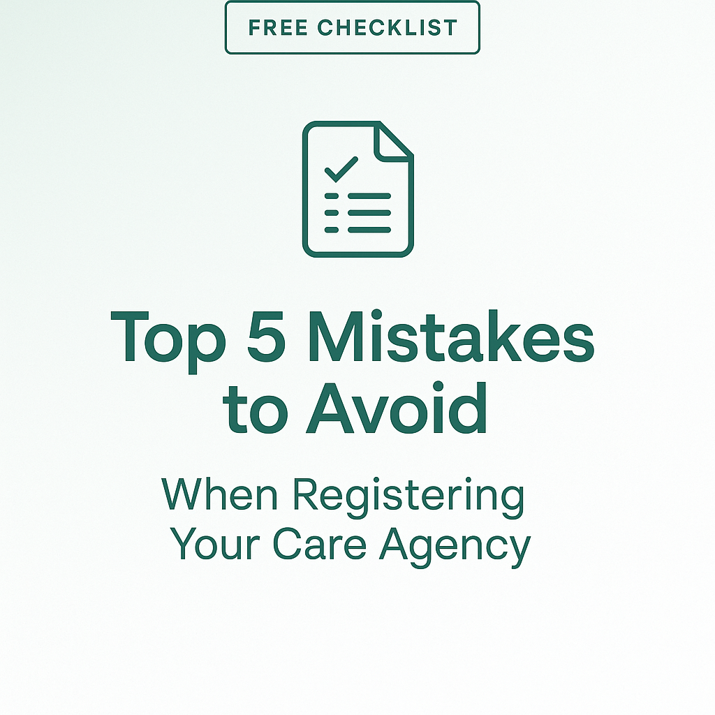 CQC Registration Checklist